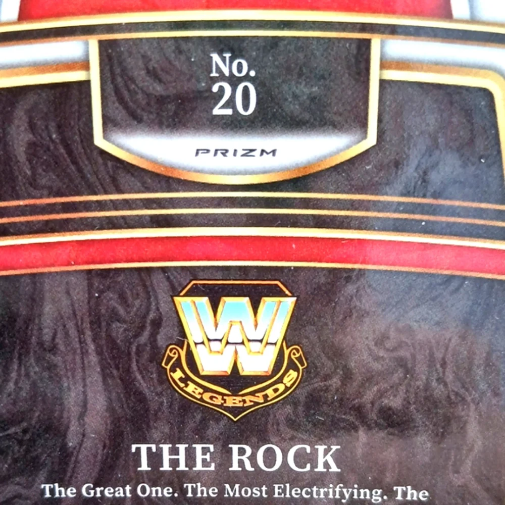 WWE WRESTLING Select Trading Cards - The Rock and Undertaker COLLECTIBLE